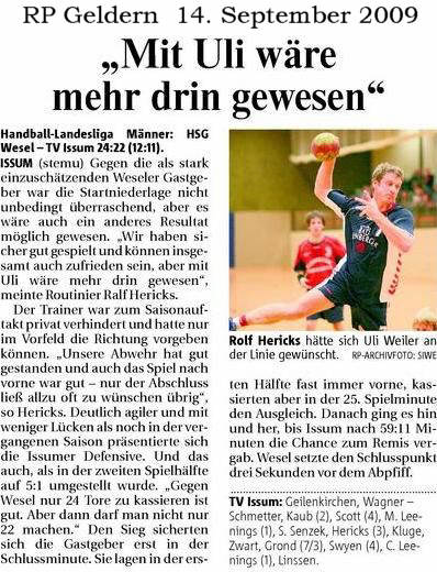 090914 Handball Männer