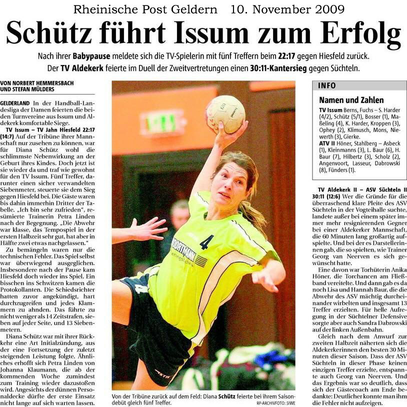091110 Handball Frauen gegen Hiesfeld