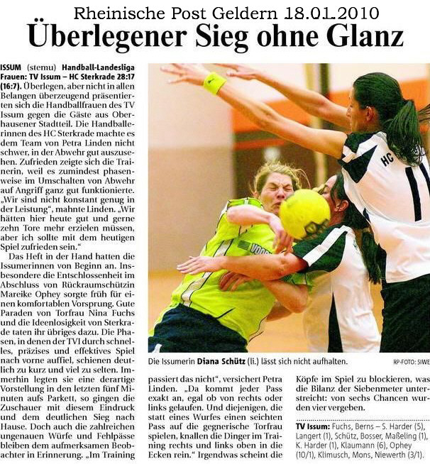 100118 Handball Frauen