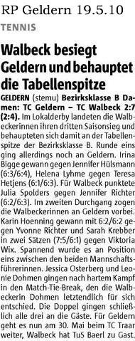 100519 BKB Damen Walbeck-Geldern