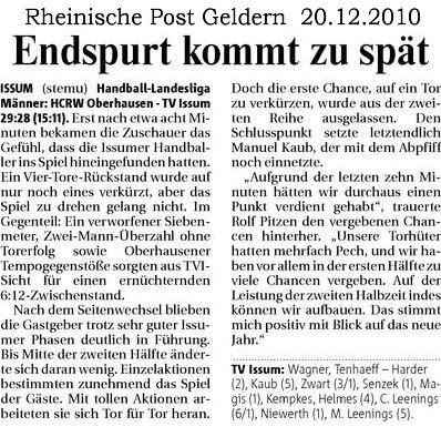 101220 Endspurt kommt zu spät (Issum Männer)