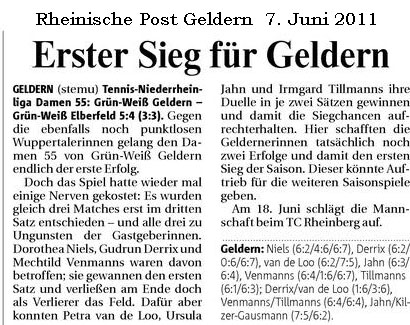 110607 Erster Sieg für Geldern (Damen 55)