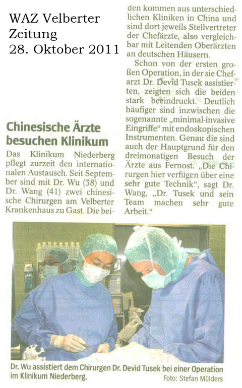 111028 China-Austausch am Klinikum Niederberg