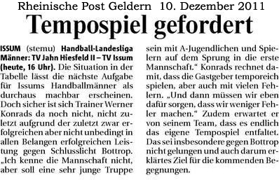 111210 Tempospiel gefordert