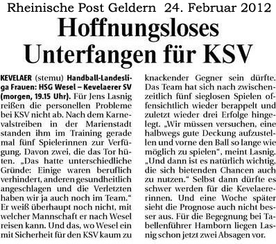 120224 Hoffnungsloses Unterfangen für KSV