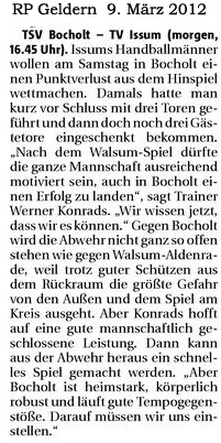 120309 Vorschau Männer Issum