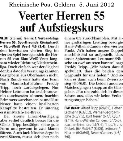 120605 Veerter Herren 55 auf Aufstiegskurs