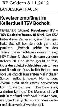 121103 Kevelaer empfängt im Kellerduell TSV Bocholt