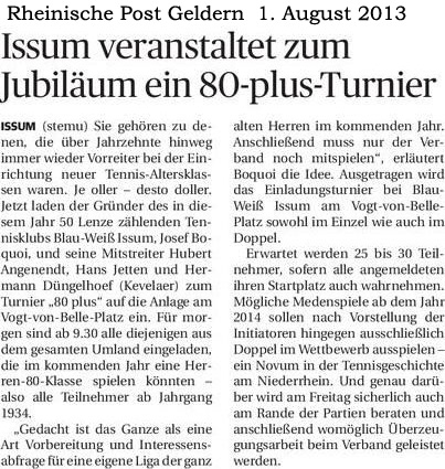 130801 Issum veranstaltet zum Jubiläum ein 80-plus-Turnier