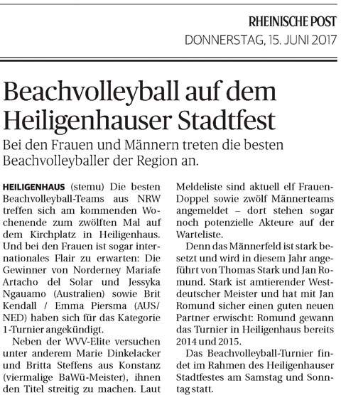 170615 Beachvolleyball auf dem Heiligenhauser Stadtfest