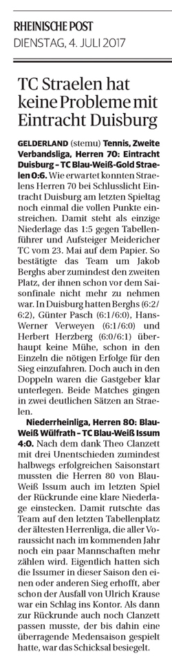 170407 TC Straelen hat keine Probleme mit Eintracht Duisburg (+ Herren 80 Issum)