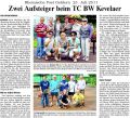 110723 Zwei Aufsteiger beim TC BW Kevelaer