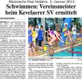 120103 Schwimmen: Vereinsmeister beim Kevelaerer SV ermittelt