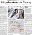 121031 Bürgerbus startet am Montag