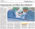 121105 Organspende: Zertifikat fürs Klinikum