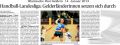 130114 Handballfrauen Issum & Kevelaer