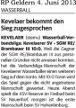 130604 Kevelaerer bekommen Sieg zugesprochen