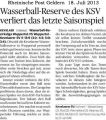 130718 Wasserball-Reserve des KSV verliert das letzte Saisonspiel