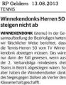 130813 Winnekendonks Herren 50 steigen nicht ab