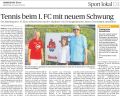 130827 Tennis beim 1. FC mit neuem Schwung