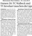 140719 TC Walbeck und TV Kevelaer tauschen die Liga