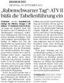 150929 ATV II büßt die Tabellenführung ein