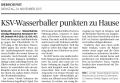 151124 KSV-Wasserballer punkten zu Hause