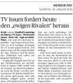 160130 TV Issum fordert heute den ewigen Rivalen heraus