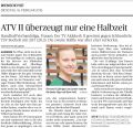 160216 ATV II überzeugt nur eine Halbzeit