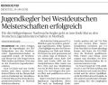 160524 Jugendkegler bei Westdeutschen Meisterschaften erfolgreich