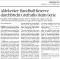 161010 Aldekerker Handball-Reserve durchbricht Grefraths Heim-Serie