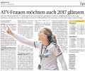 170113 ATV-Frauen möchten auch 2017 glänzen