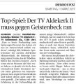 170311 Top-Spiel: Der TV Aldekerk II muss gegen Geistenbeck ran
