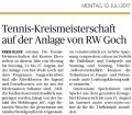 170710 Tennis-Kreismeisterschaft auf der Anlage von RW Goch