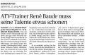 180123 ATV-Trainer René Baude muss seine Talente etwas schonen