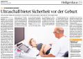 180515 Ultraschall bietet Sicherheit vor der Geburt