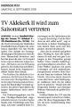 180908 TV Aldekerk II wird zum Saisonstart vertreten