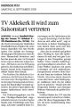 180908 TV Aldekerk II wird zum Saisonstart vertreten