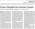 180910 Ers­ter Dämp­fer für Is­su­mer Frau­en