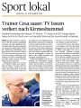 180910 Trainer Cesa sauer: TV Issum verliert nach Kirmesbummel