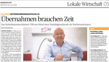 180730 Übernahmen brauchen Zeit