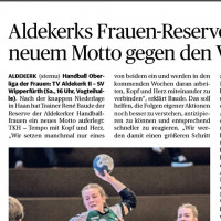 190316 Aldekerks Frauen-Reserve mit neuem Motto gegen den Vorletzten