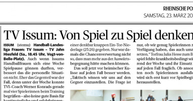 190323 TV Issum: Von Spiel zu Spiel den­ken