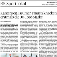 190429 Issumer Frauen knacken erstmals die 30-Tore-Marke