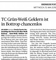 190515 TC Grün-Weiß Gel­dern ist in Bot­trop chan­cen­los