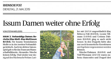 190521 Issums Damen weiter ohne Erfolg