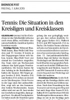 190706 Tennis: Die Situation in den Kreisligen und Kreisklassen